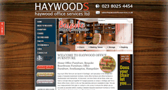 Desktop Screenshot of haywoodofficeservices.co.uk